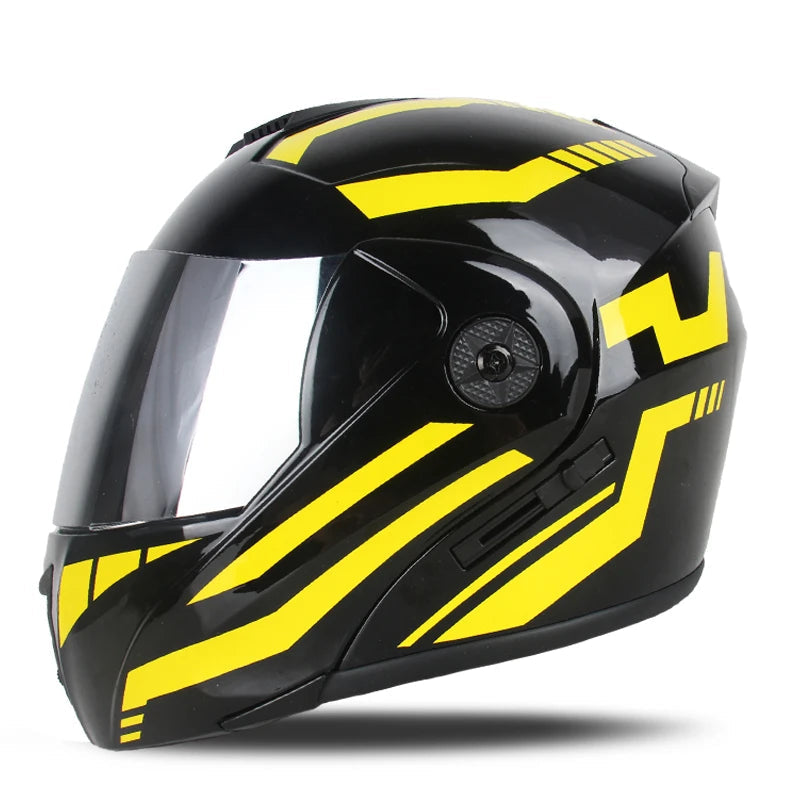 Racing Motobiker Flip-Up Helmet 