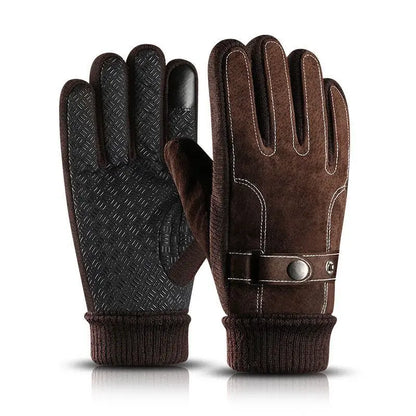 Gants chauds non glissés à moto 