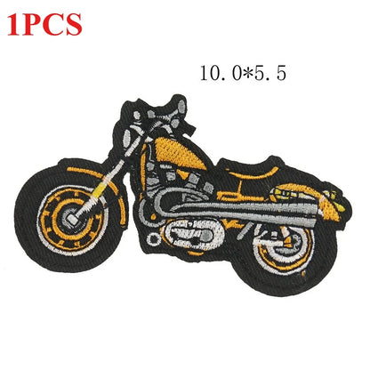 Retro Motorcycle Patches for Vest