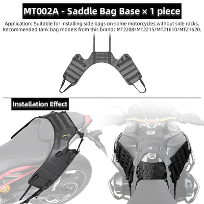 Bolsa de tanque táctico de motocicleta - Base y tanque de chaleco