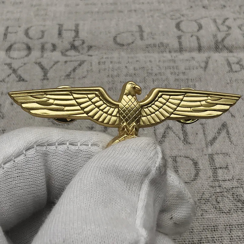Eagle Metal Badge Brooch 