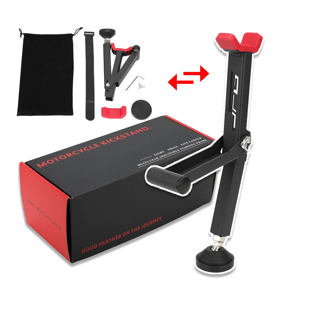 Cavalletto per moto portatile pieghevole
