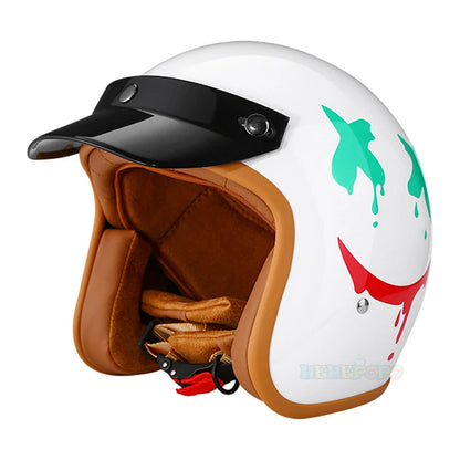 Retro Motorcycle Helmet – Classic Design 