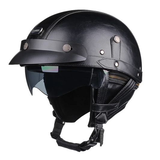 Vintage Motorcycle Helmet 