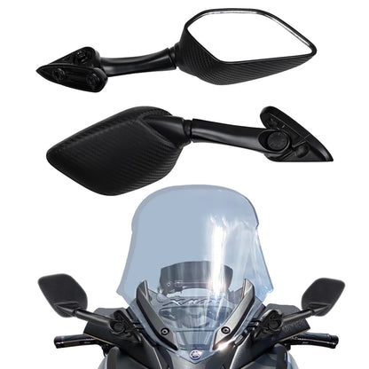 Side Rear View Mirror 360° Rotation 