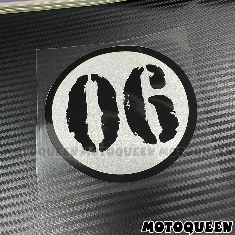 Cafe Racer Number Decals