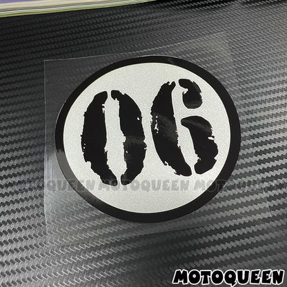 Cafe Racer Number Decals