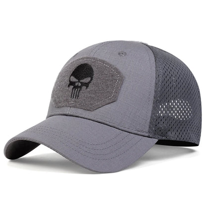 Skull Embroidery Cap 