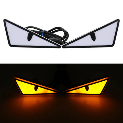 2Pcs Motorcycle LED Demon Eye 