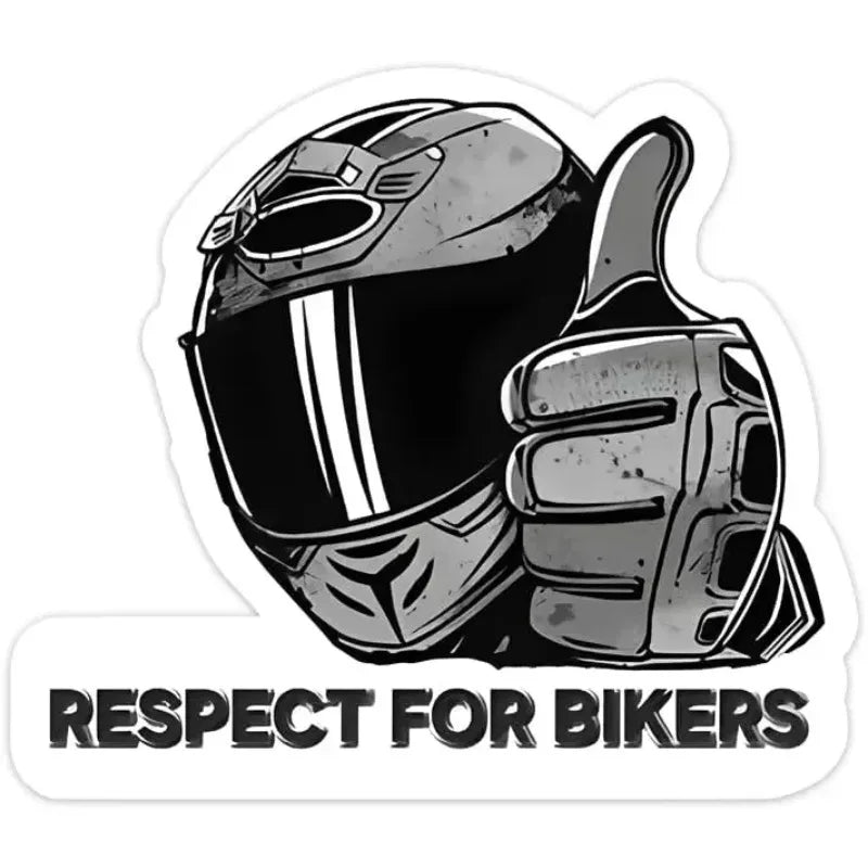 Respect For Bikers Motorcycle Sticker