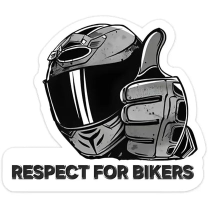 Respect For Bikers Motorcycle Sticker
