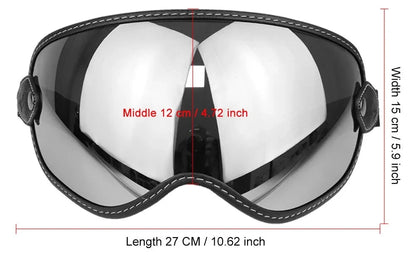 Ajuste de lente de visera de burbuja retro 