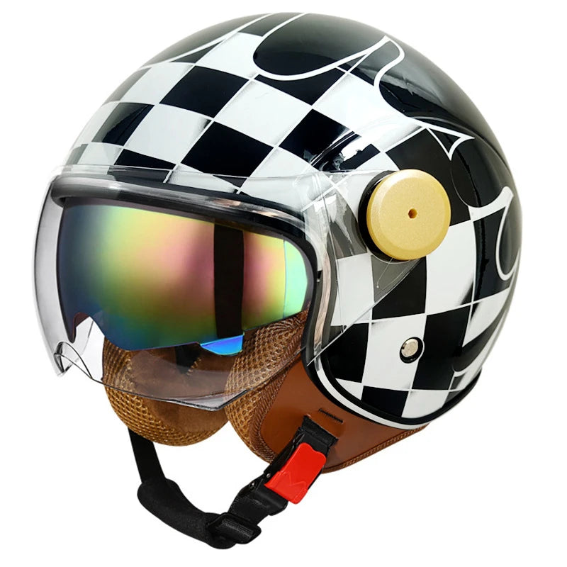 Open Half Helmet Retro 