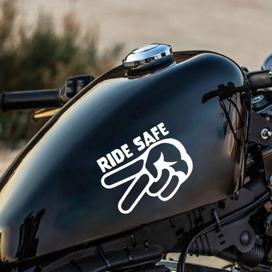Ride Safe Motorcycle Decal 