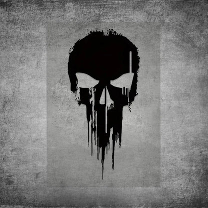 Skull Sticker Motorcyclist 