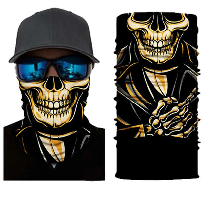 3D Ghost Skull Bandana 