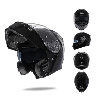 Flip Up Helmet – Premium Dual Visor 
