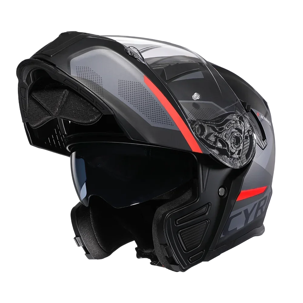 Flip Up Helmet – Premium Dual Visor 