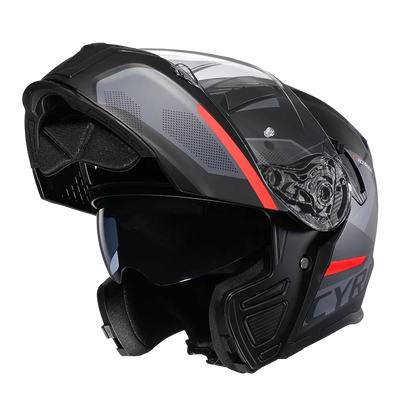 Flip Up Helmet – Premium Dual Visor 