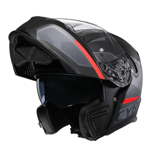 Flip Up Helmet – Premium Dual Visor 