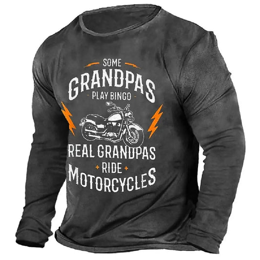 Grandpa Rider Long Sleeve Shirt
