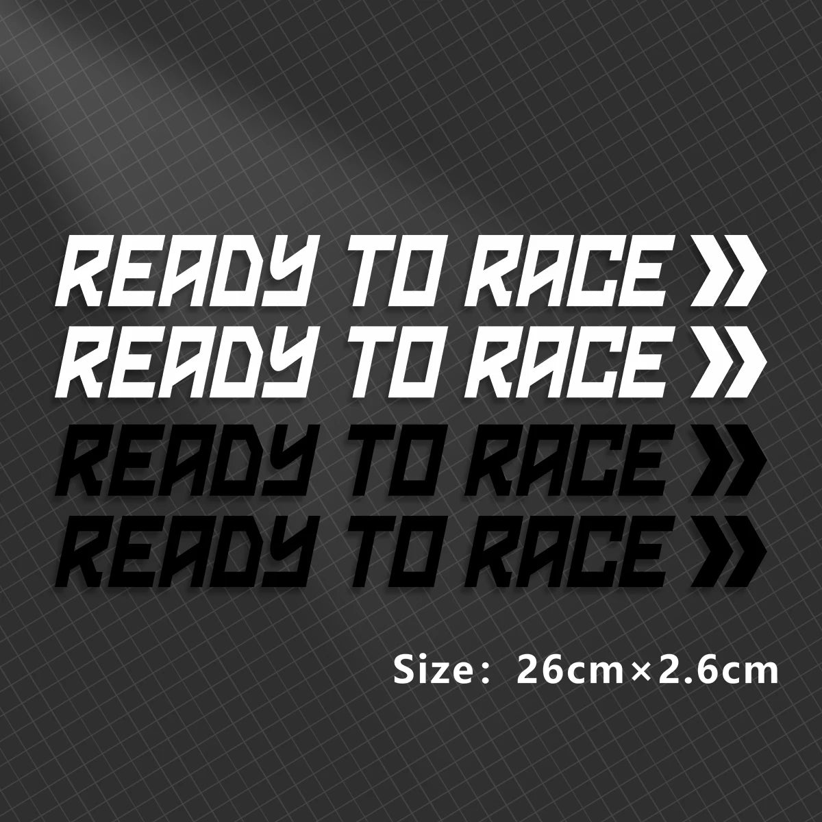 Ready to Race Motorbike Sticker 
