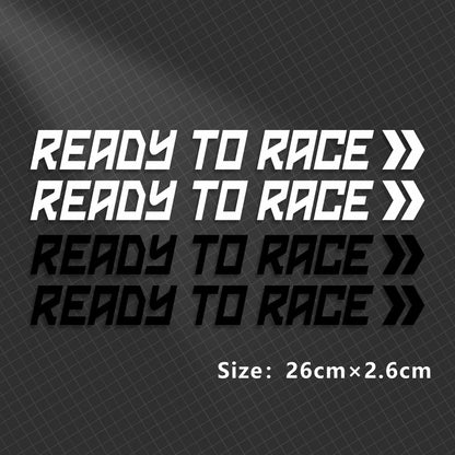 Ready to Race Motorbike Sticker 