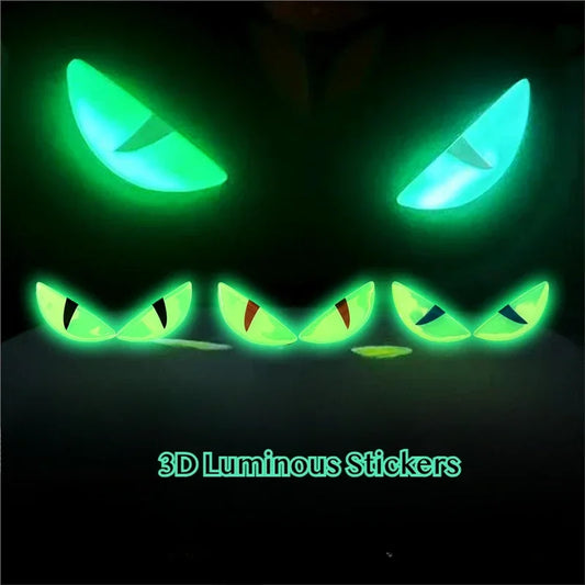 3D Devil's Eye Luminous Stickers 