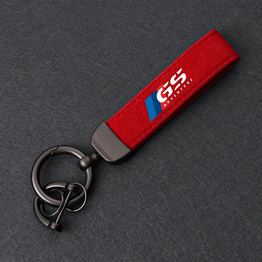 GS Adventure Suede Keychain 