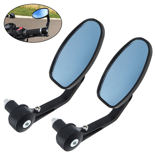 2PCS 22mm Universal Motorcycle Rearview Mirrors 