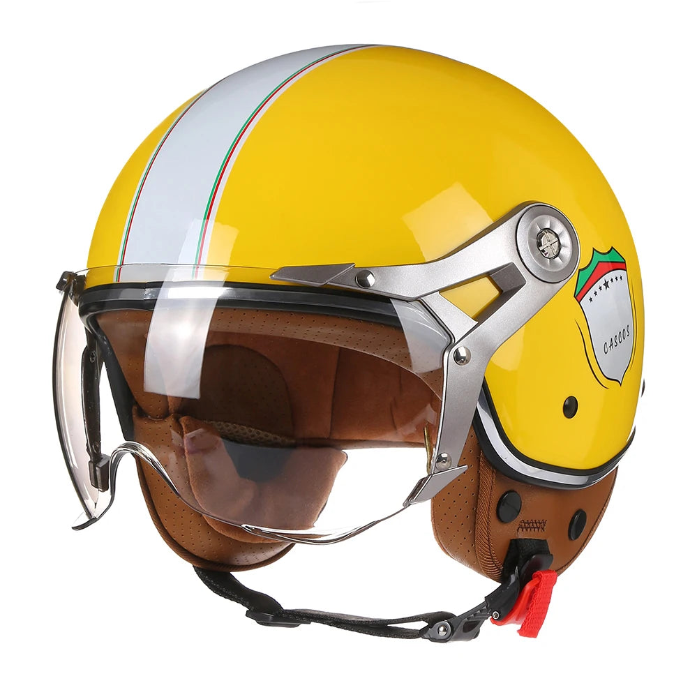Retro Premium Open Face Helmet 