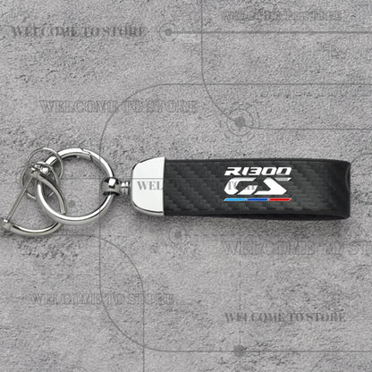 R1300 GS Leather Keychain 