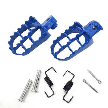Motorcycle Foot Pegs – Universal Footrests for Dirt & Pit Bikes (1 Pair)