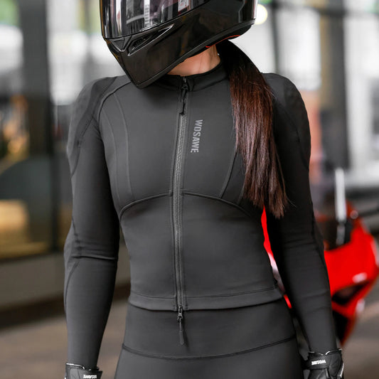 Chaqueta de motociclista para mujer 