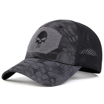 Skull Embroidery Cap 