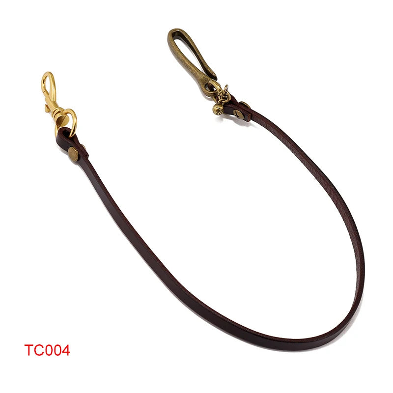Chaîne de taille en cuir véritable