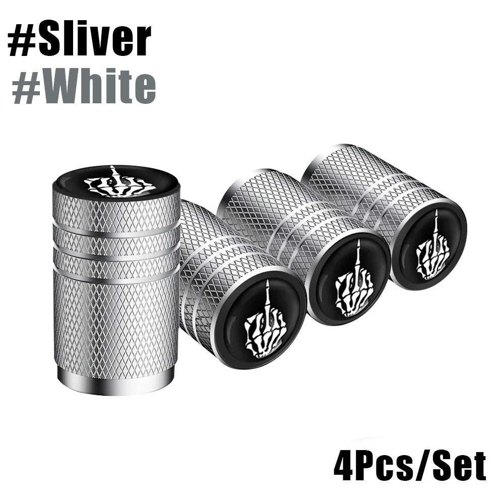 4Pcs/Lot Tire Stem Valve Caps 