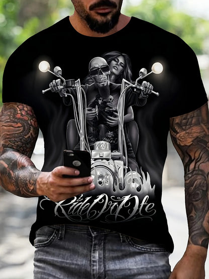 Retro Classic Motorcycle T-Shirt 