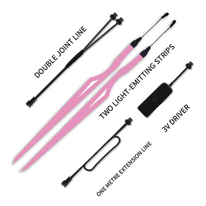 Tira conduzida da luz da noite do capacete