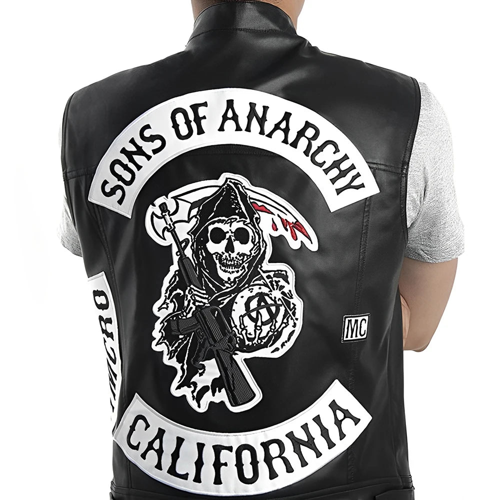 Sons of Anarchy Leather Motorcycle Vest 