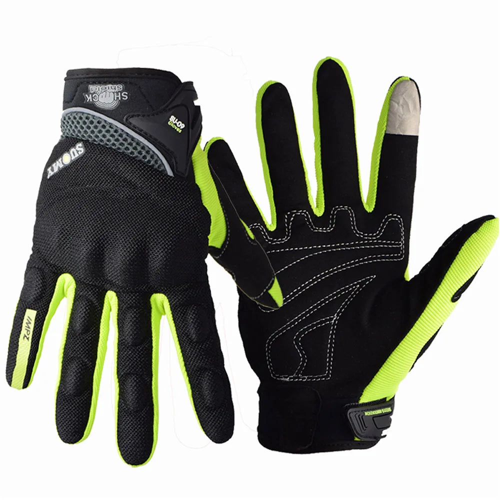 Gants de course à doigt complet respirant 