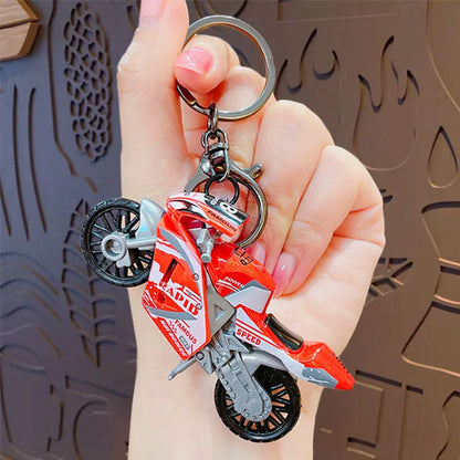 Mini Motorcycle Keychain 