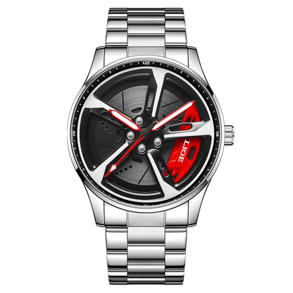 3D Rotating Rim Sport Watch