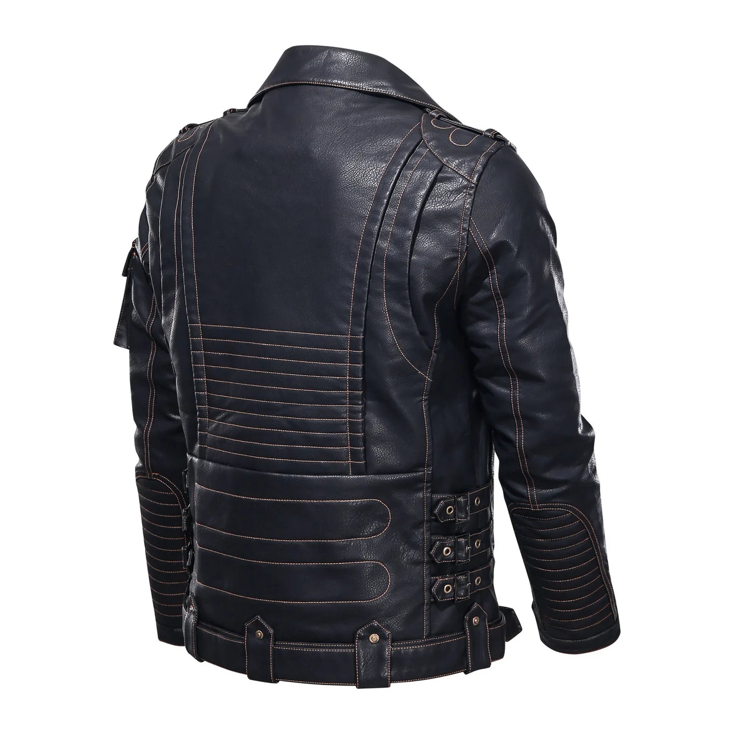Motorcycle PU Leather Jacket 
