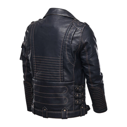 Motorcycle PU Leather Jacket 