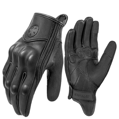 Guanti da moto in pelle