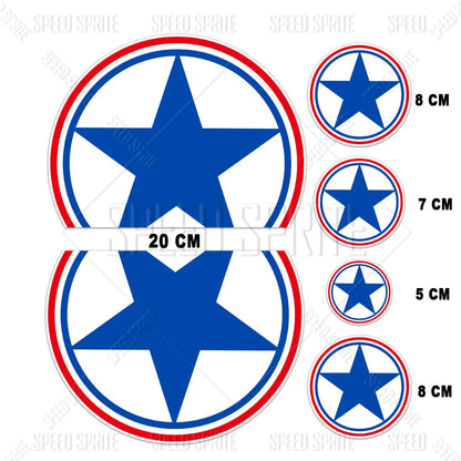 Motorcycle & Scooter Star Decals