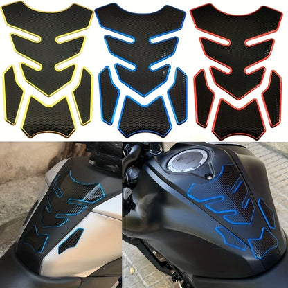 1. Protezione adesiva universale 3D per serbatoio carburante, per Yamaha Suzuki Kawasaki Honda KTM