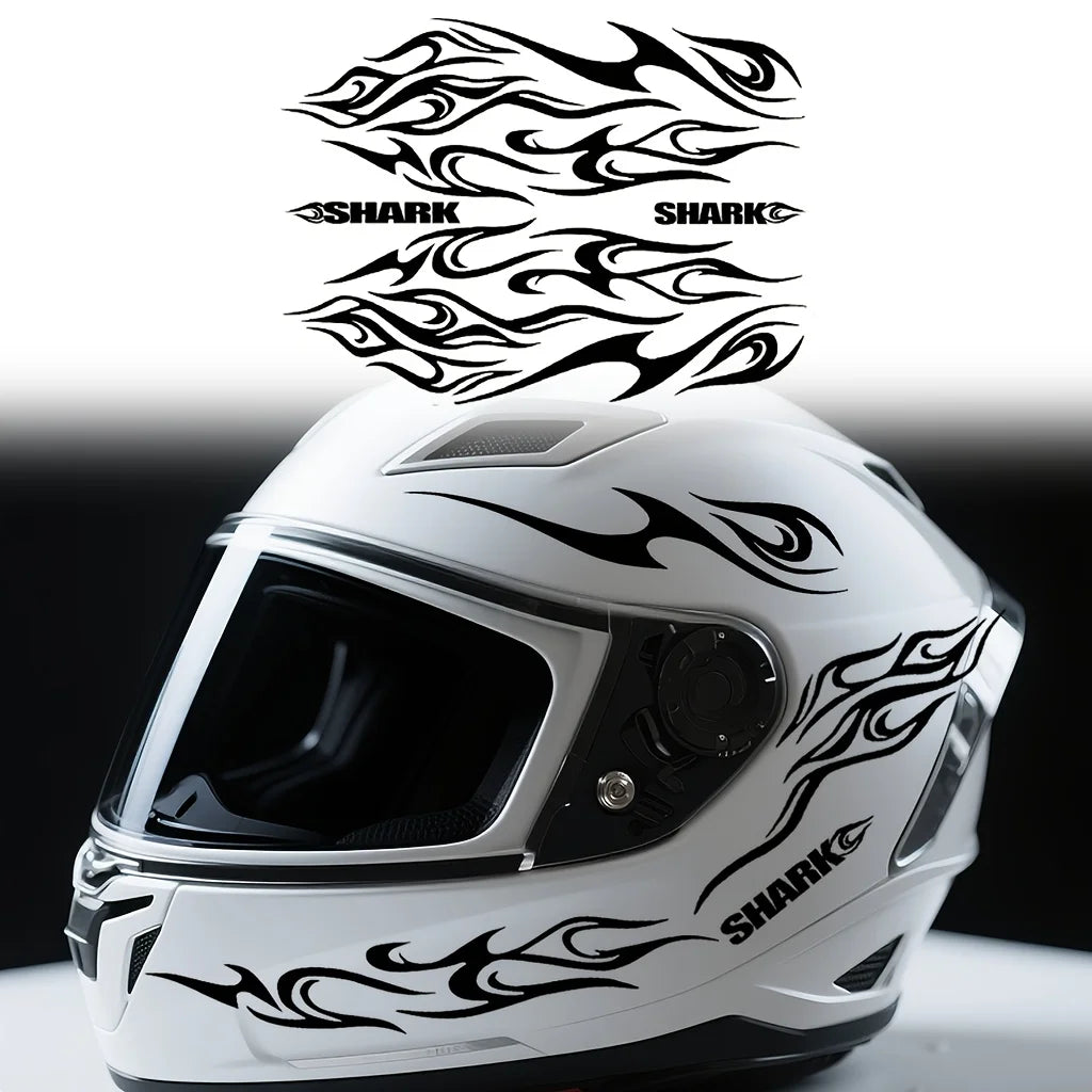 Shark Helmet Sticker