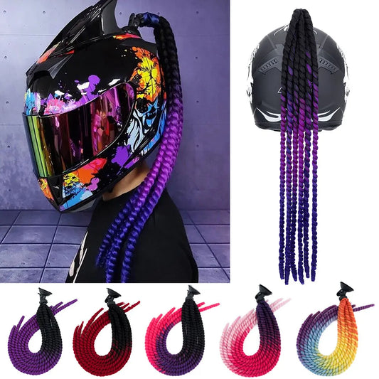 Synthetic Hair for Motorcycle Helmet Decor 